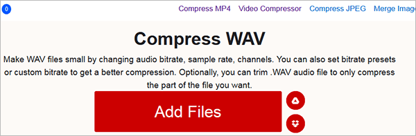 XConvert: сжатие WAV