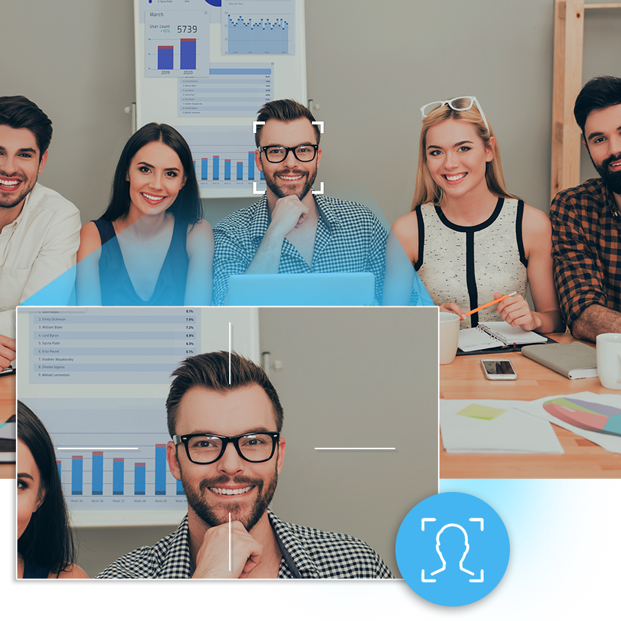 Auto Zoom Face Tracking в CyberLink YouCam