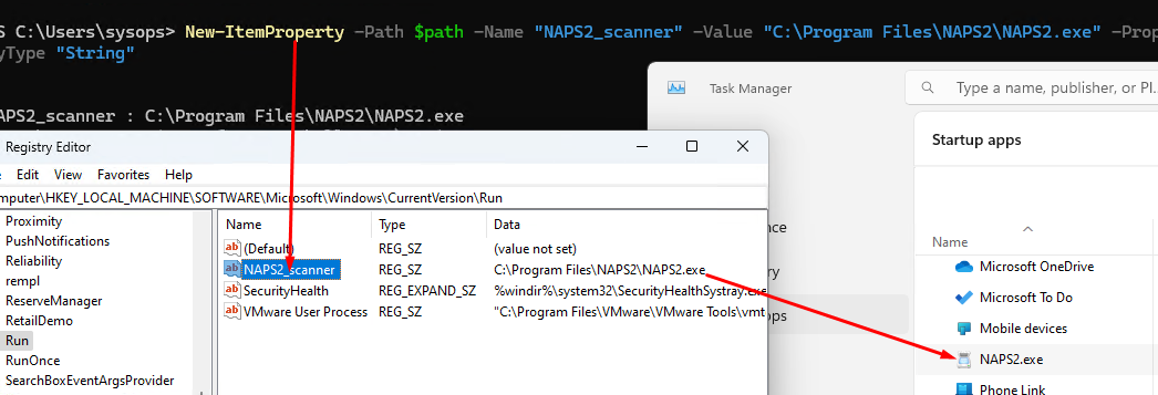Записи автозагрузки в реестре Windows