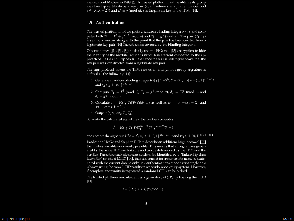 Режим recolor в Zathura